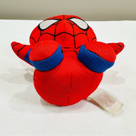 MARVEL SPIDER-MAN TY BEANIE BABY 6 1/2”H 1998 PLUSH TOY GREAT CONDITION - Picture 7 of 9